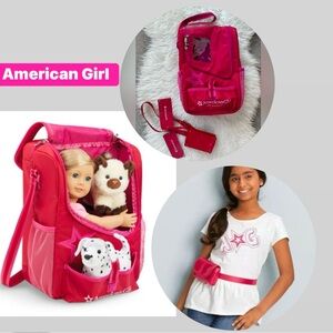 American Girl  Star Belted bag wallet for girls & American Girl bag .